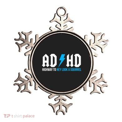 Adhd Highway To Hey Look A Squirrel Funny Adhd Funny Gift Ornament
