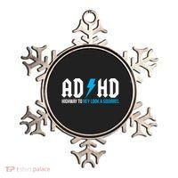 Adhd Highway To Hey Look A Squirrel Funny Adhd Funny Gift Ornament thumb 0