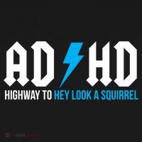 Adhd Highway To Hey Look A Squirrel Funny Adhd Funny Gift Ornament thumb 1