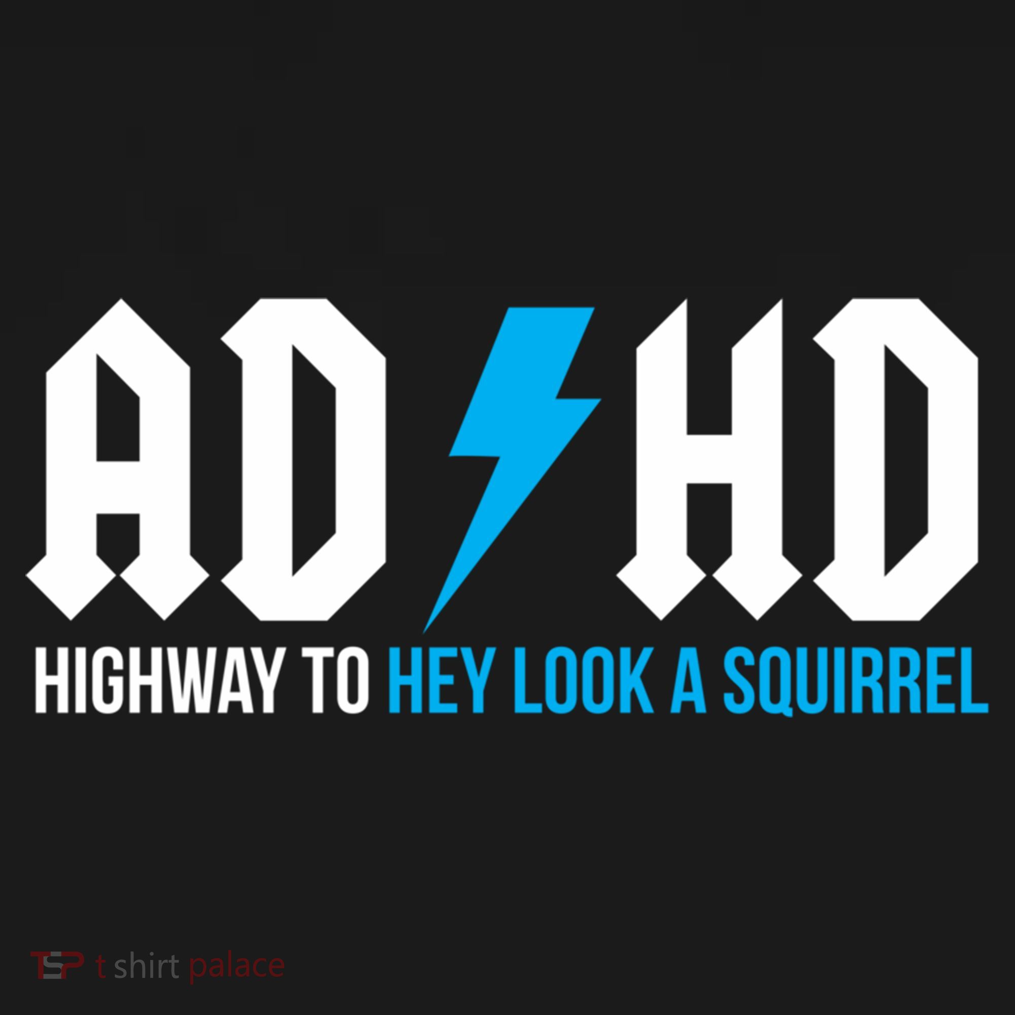 Adhd Highway To Hey Look A Squirrel Funny Adhd Funny Gift Ornament