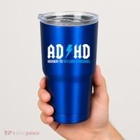 Adhd Highway To Hey Look A Squirrel Funny Adhd Funny Gift Tumbler thumb 2