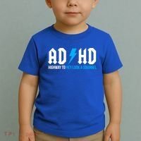 Adhd Highway To Hey Look A Squirrel Funny Adhd Funny Gift Toddler T-Shirt thumb 2