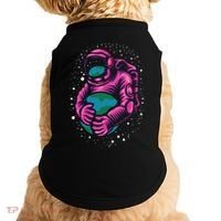 Astronaut Holding The Earth Close Doggie Tank thumb 0