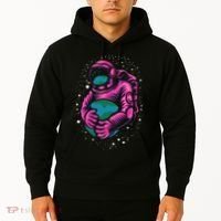Astronaut Holding The Earth Close Hoodie thumb 2