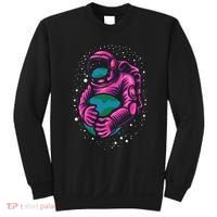 Astronaut Holding The Earth Close Sweatshirt thumb 0