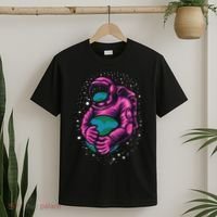 Astronaut Holding The Earth Close T-Shirt thumb 2