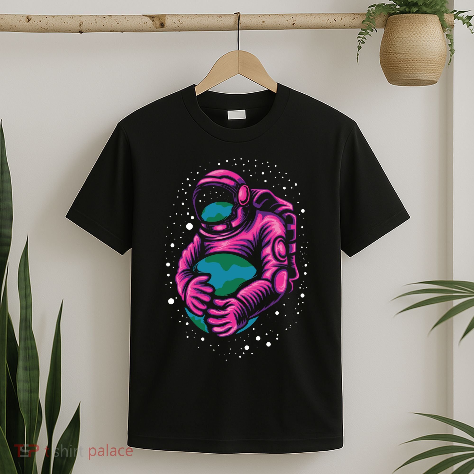 Astronaut Holding The Earth Close T-Shirt