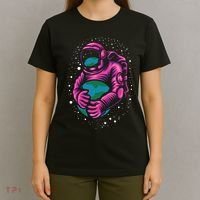 Astronaut Holding The Earth Close T-Shirt thumb 4