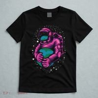 Astronaut Holding The Earth Close T-Shirt thumb 5