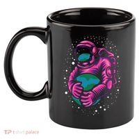 Astronaut Holding The Earth Close 11oz C Handle Ceramic Mug thumb 2