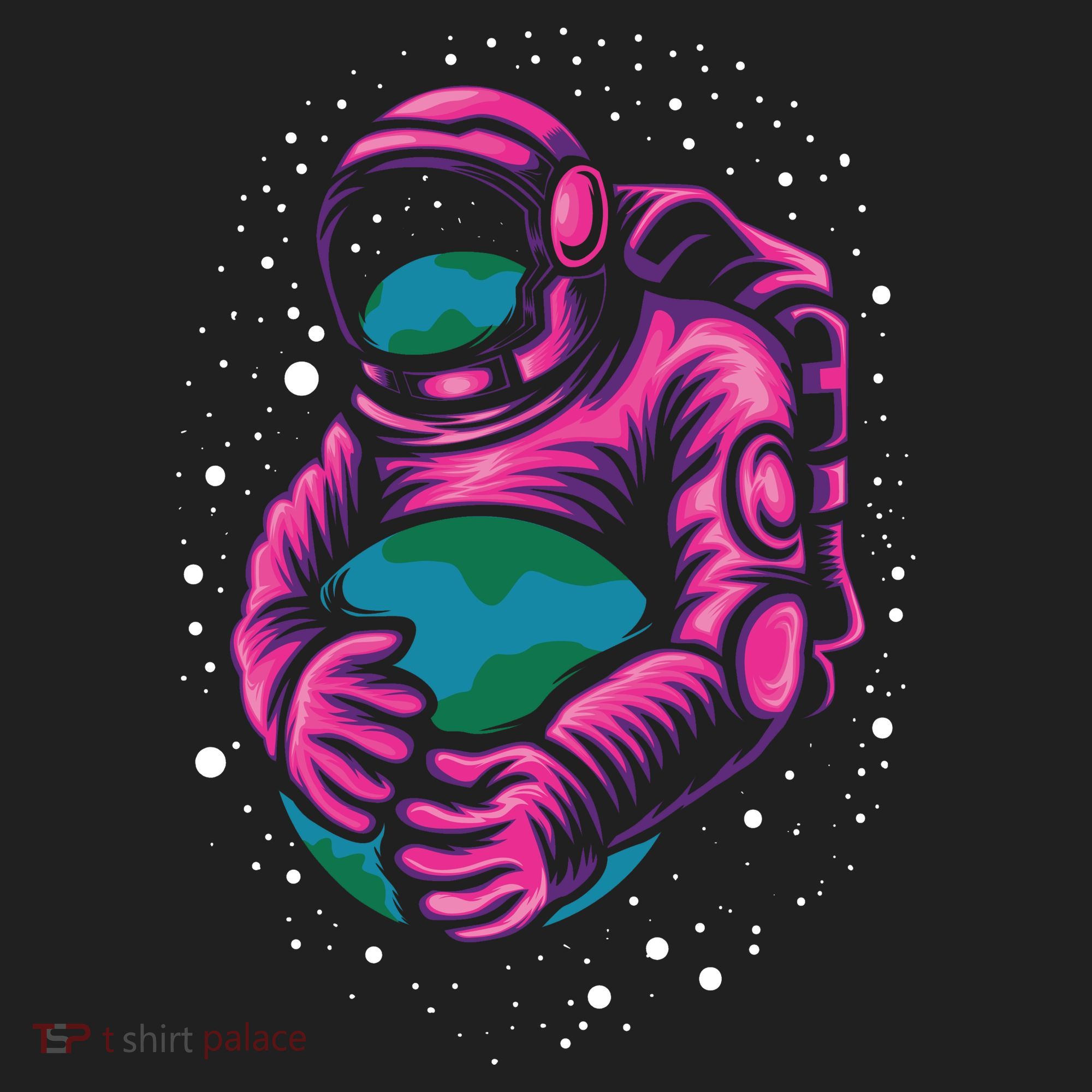 Astronaut Holding The Earth Close Beanie