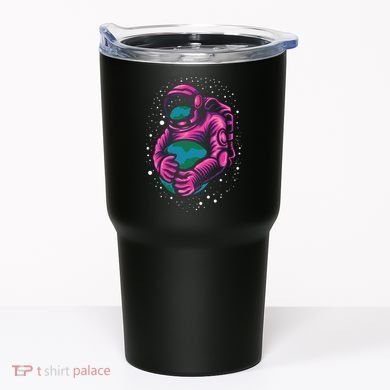 Astronaut Holding The Earth Close Tumbler