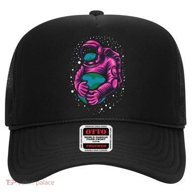 Astronaut Holding The Earth Close Hat