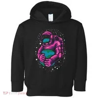 Astronaut Holding The Earth Close Toddler Hoodie thumb 0