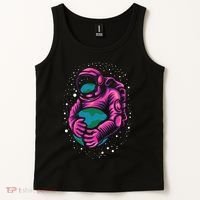 Astronaut Holding The Earth Close Tank Top thumb 2