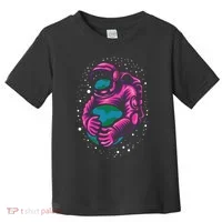 Astronaut Holding The Earth Close Toddler T-Shirt thumb 0