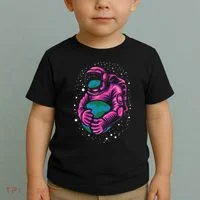 Astronaut Holding The Earth Close Toddler T-Shirt thumb 2