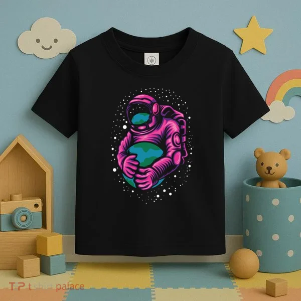 Astronaut Holding The Earth Close Toddler T-Shirt