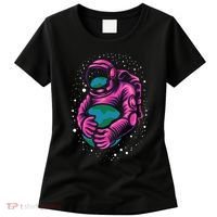 Astronaut Holding The Earth Close Women's T-Shirt thumb 0