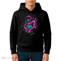 Astronaut Holding The Earth Close Kids Hoodie thumb 4
