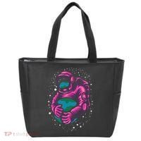 Astronaut Holding The Earth Close Tote Bag thumb 0