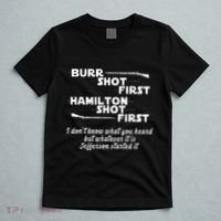 Alexander Hamilton Unique & Funny Burr Shot First T-Shirt thumb 5
