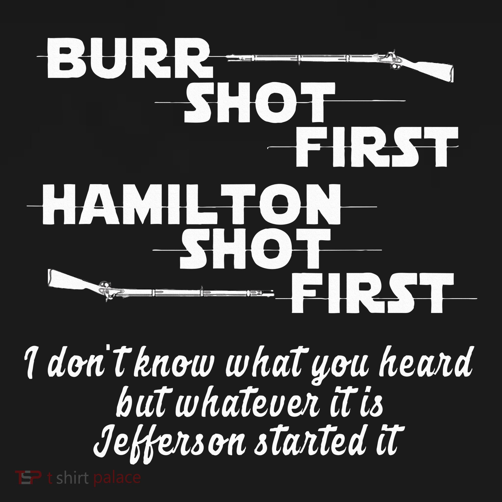 Alexander Hamilton Unique & Funny Burr Shot First Bucket Hat