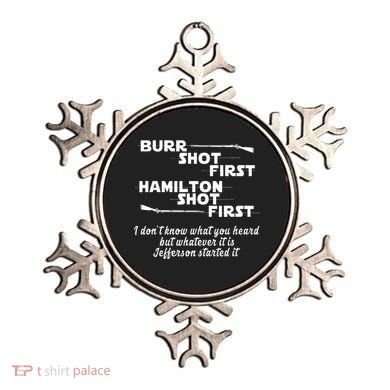 Alexander Hamilton Unique & Funny Burr Shot First Ornament