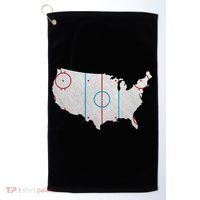 American Hockey USA Golf Towel thumb 0