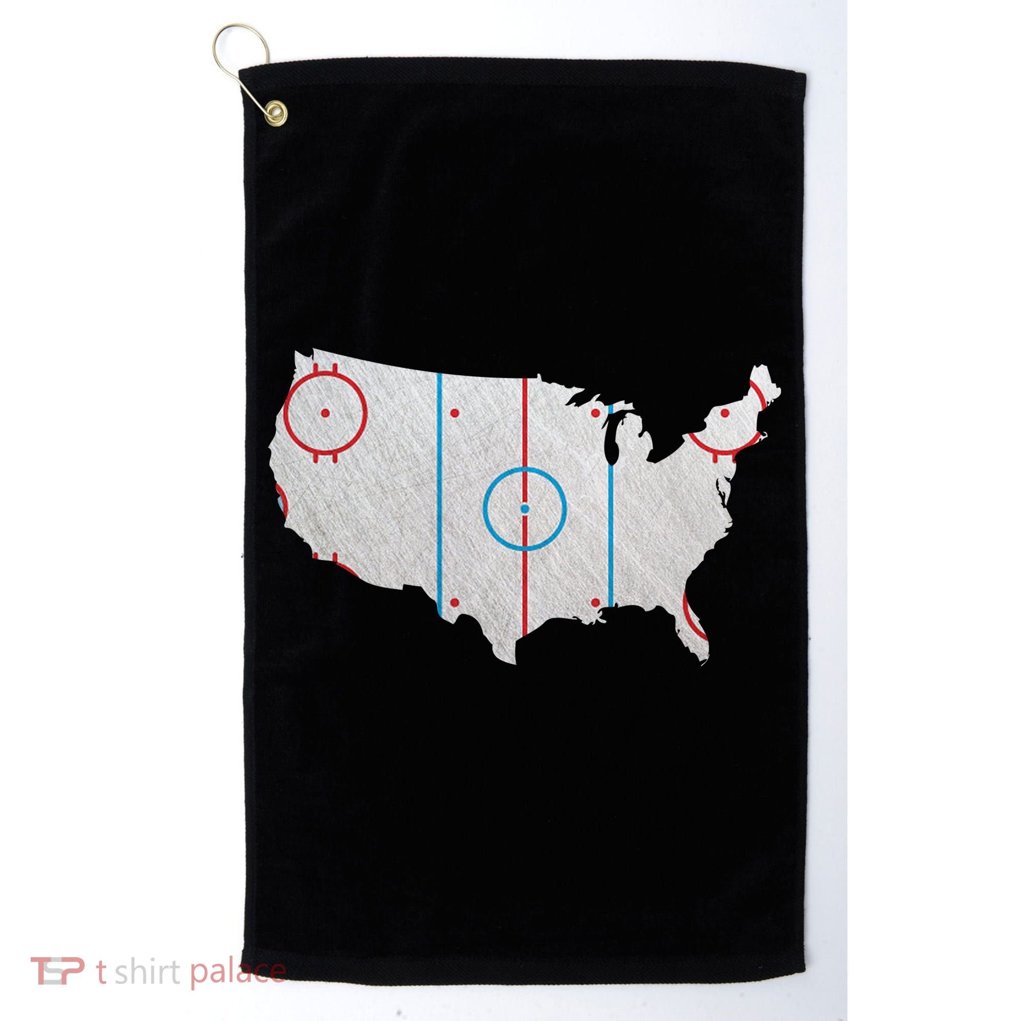 American Hockey USA Golf Towel
