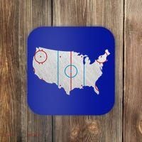 American Hockey USA Coaster thumb 0