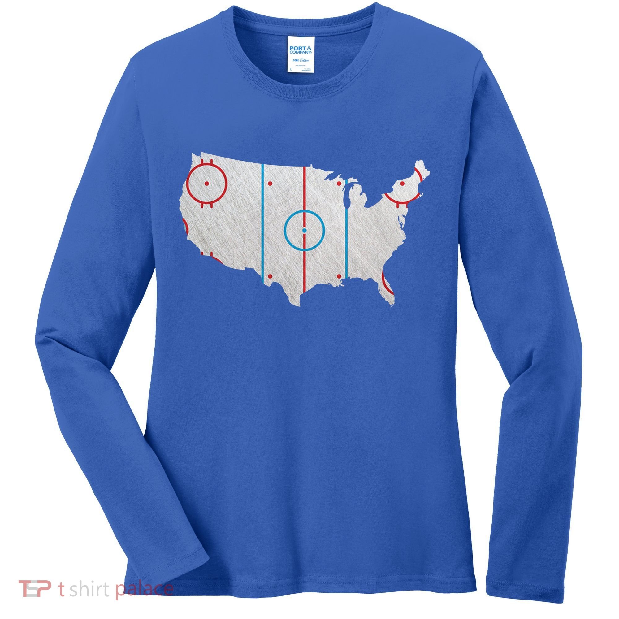 American Hockey USA Women's Long Sleeve Shirt