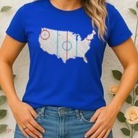 American Hockey USA Women's T-Shirt thumb 2