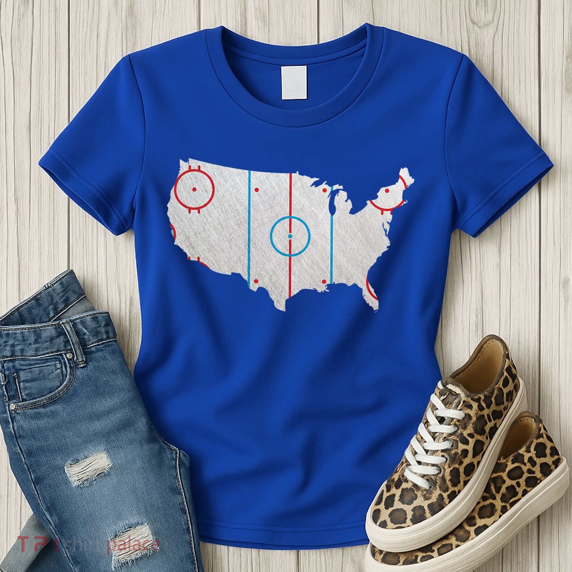 American Hockey USA Women's T-Shirt