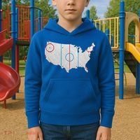 American Hockey USA Kids Hoodie thumb 2