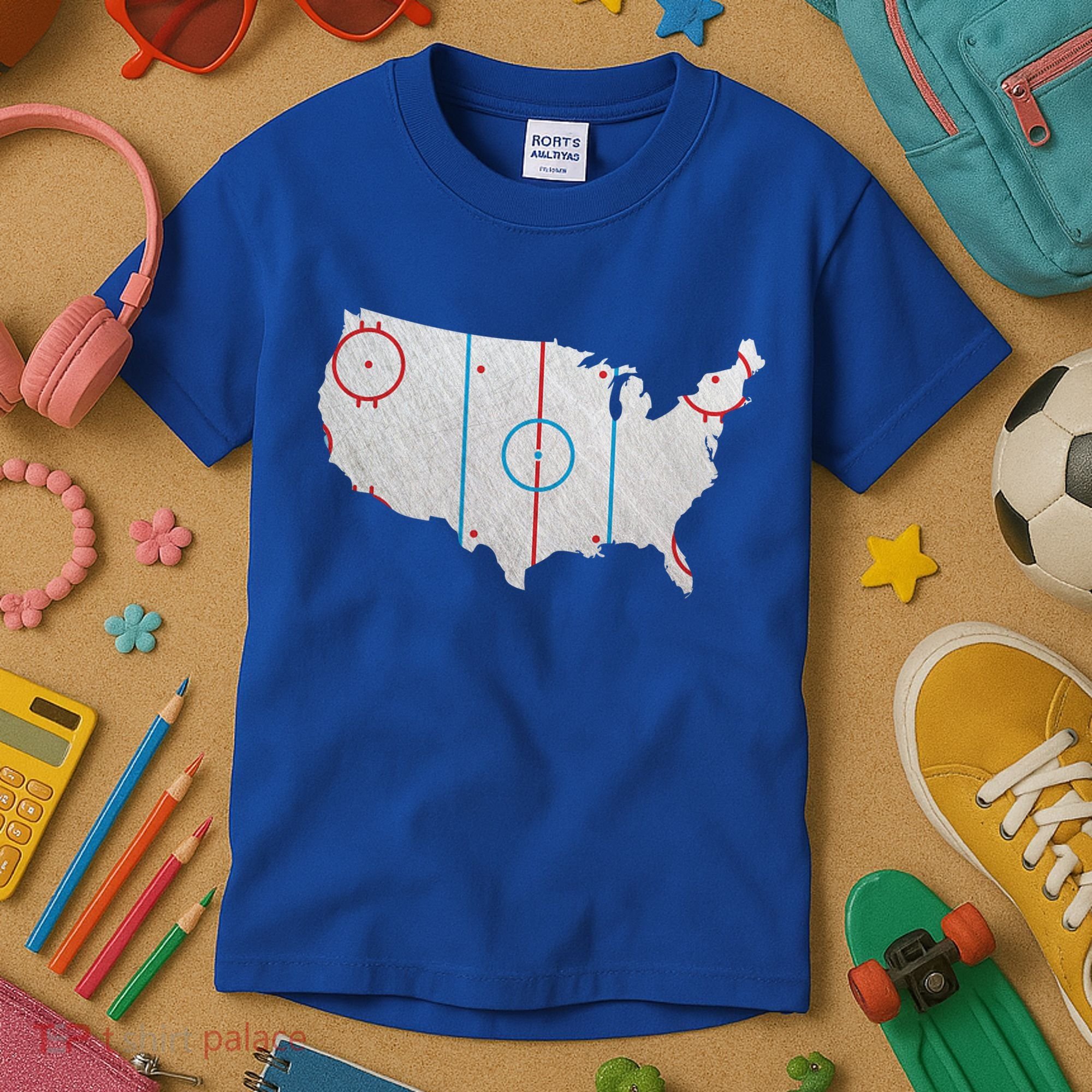 American Hockey USA Kids T-Shirt
