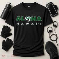 Aloha Hawaii Volleyball Gift Cooling Performance Crew T-Shirt thumb 3