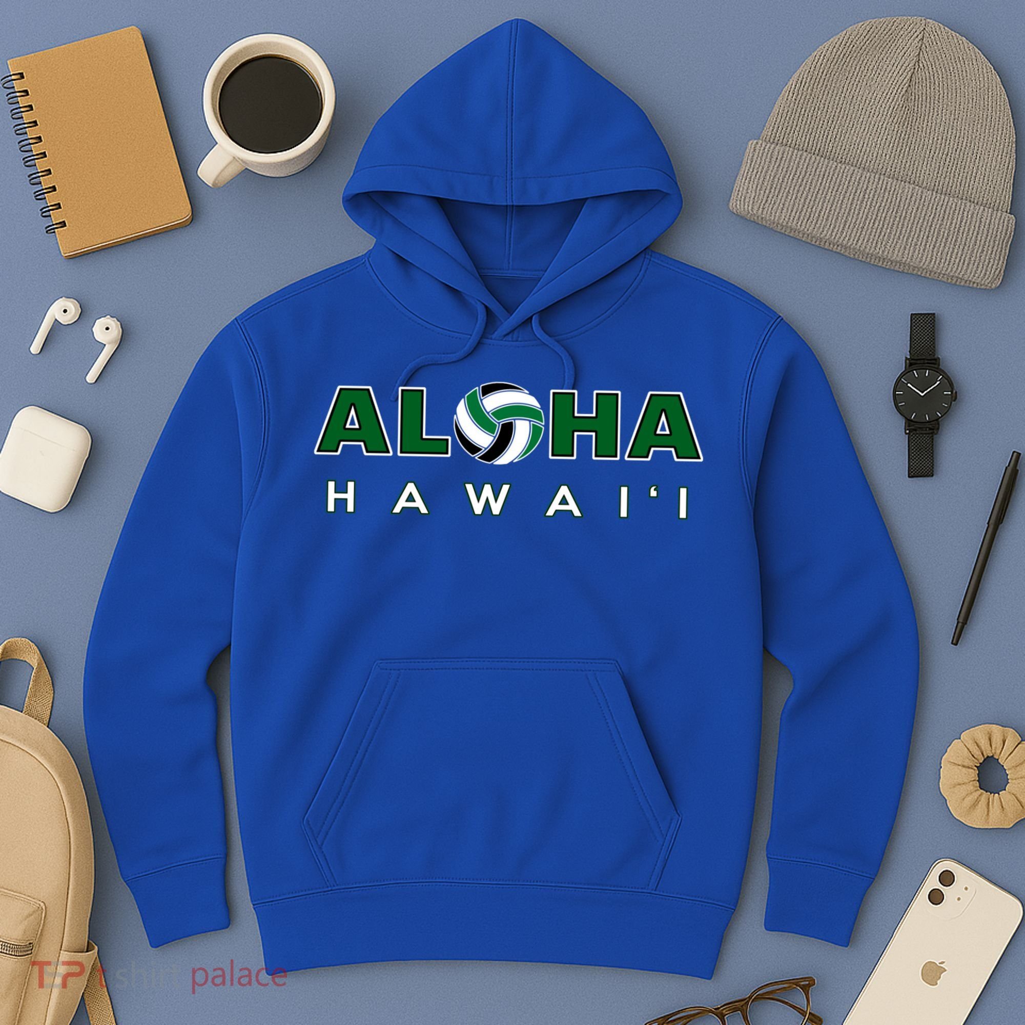 Aloha Hawaii Volleyball Gift Hoodie