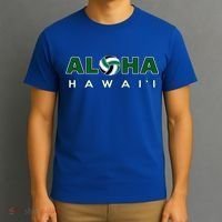 Aloha Hawaii Volleyball Gift T-Shirt thumb 3