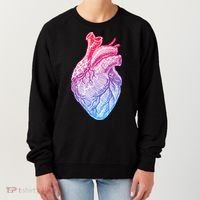 Anatomical Heart Valentines Day For Nurses & Doctors Women's Sweatshirt thumb 0