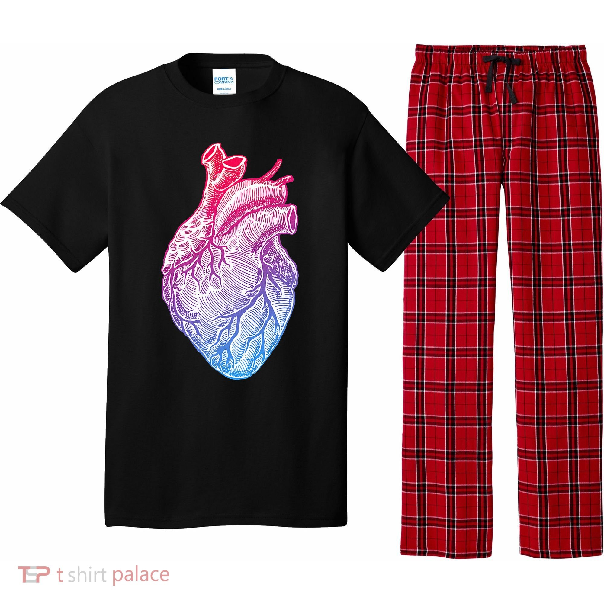 Anatomical Heart Valentines Day For Nurses & Doctors Pajama Set