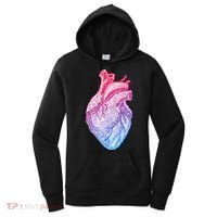 Anatomical Heart Valentines Day For Nurses & Doctors Women's Hoodie thumb 0