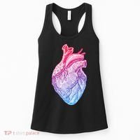 Anatomical Heart Valentines Day For Nurses & Doctors Women's Tank Top thumb 0