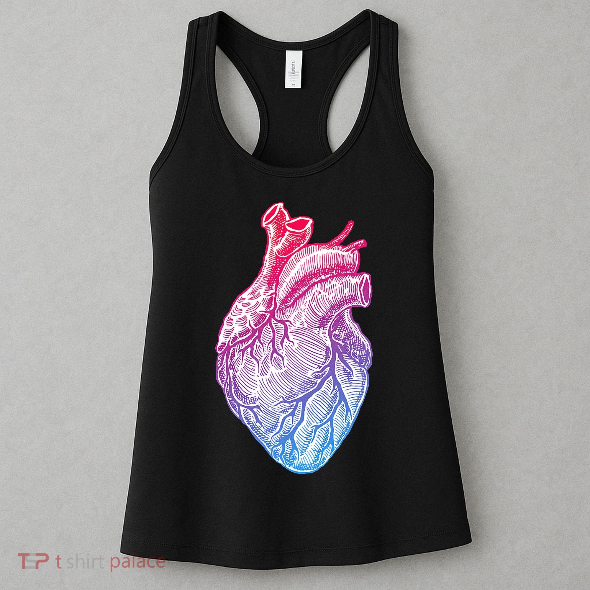 Anatomical Heart Valentines Day For Nurses & Doctors Women's Tank Top
