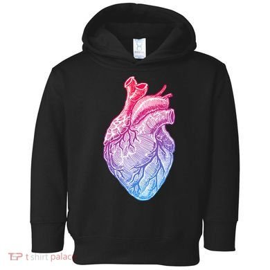 Anatomical Heart Valentines Day For Nurses & Doctors Toddler Hoodie