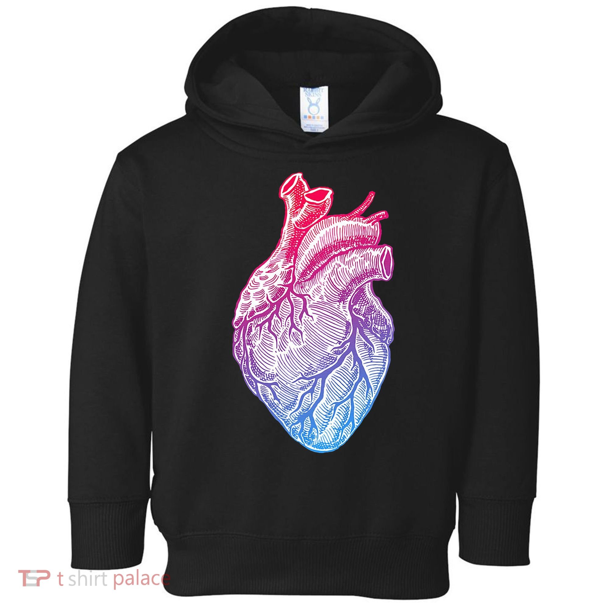 Anatomical Heart Valentines Day For Nurses & Doctors Toddler Hoodie