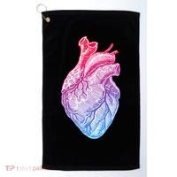 Anatomical Heart Valentines Day For Nurses & Doctors Golf Towel thumb 0