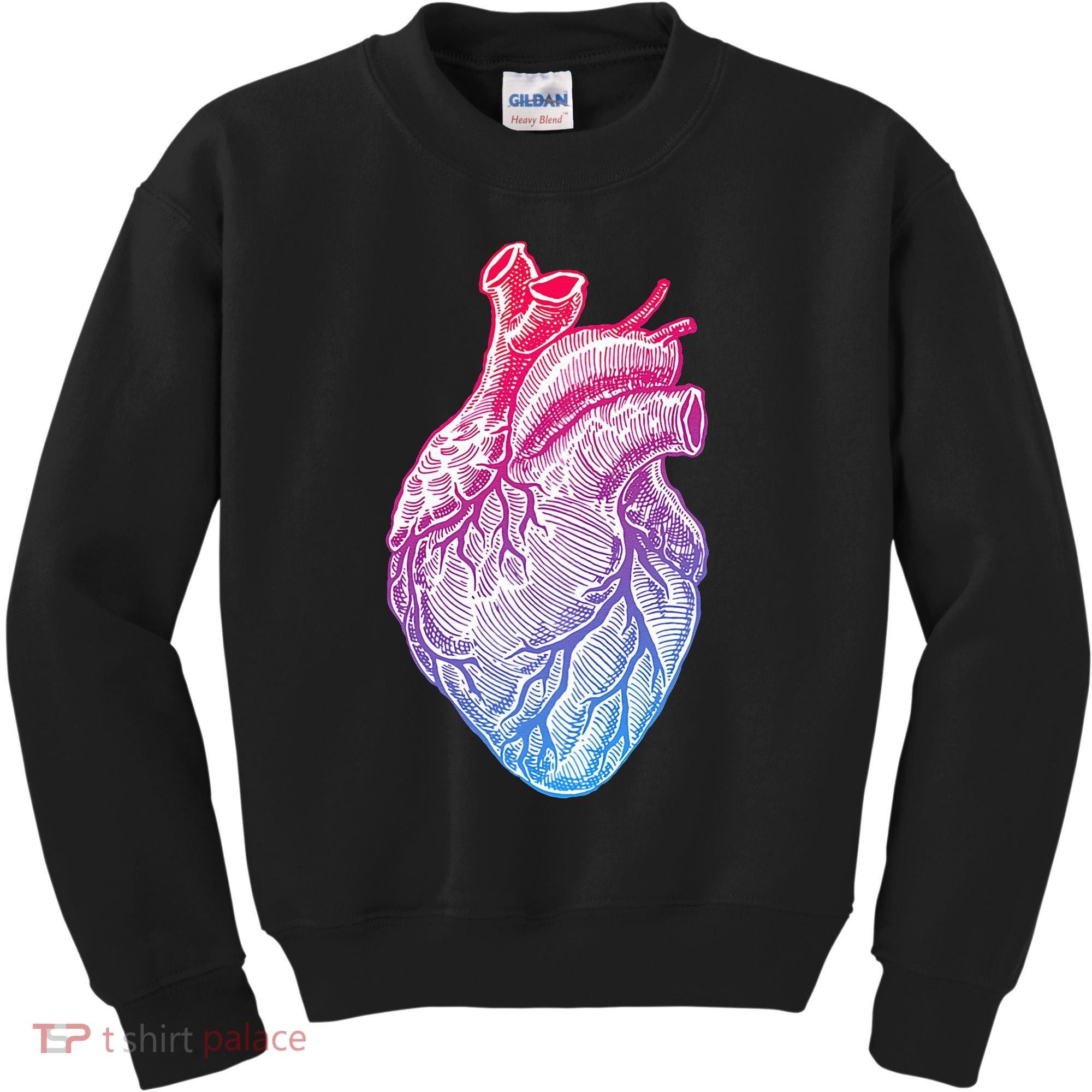 Anatomical Heart Valentines Day For Nurses & Doctors Kids Sweatshirt