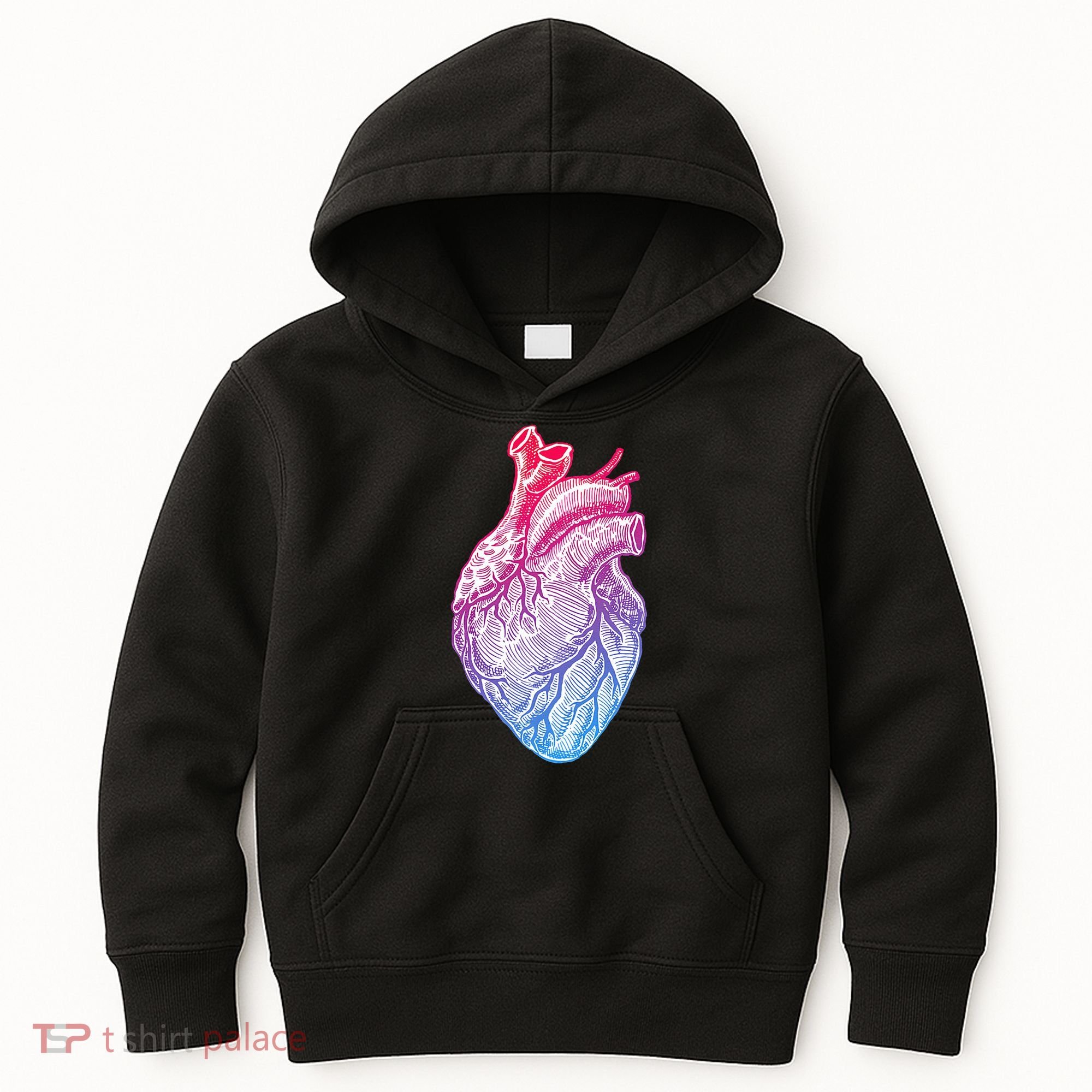 Anatomical Heart Valentines Day For Nurses & Doctors Kids Hoodie