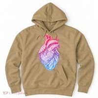 Anatomical Heart Valentines Day For Nurses & Doctors Hoodie thumb 0